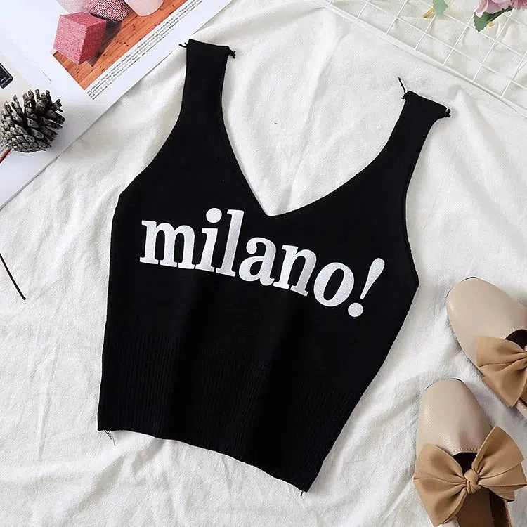 Milano: Wełniany Top, Włoski Szyk w Szczycie Lata! Elegancko i z Klasą, Idealny dla Ciebie.